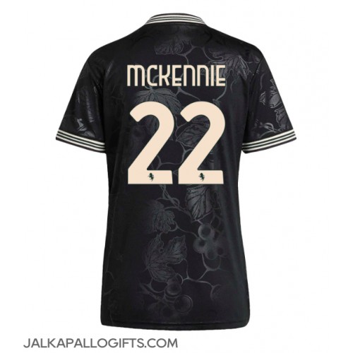 Juventus Weston McKennie #22 Kolmaspaita Naiset 2025-26 Lyhythihainen